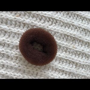 BRAND NEW Brunette brown sock bun medium to large size